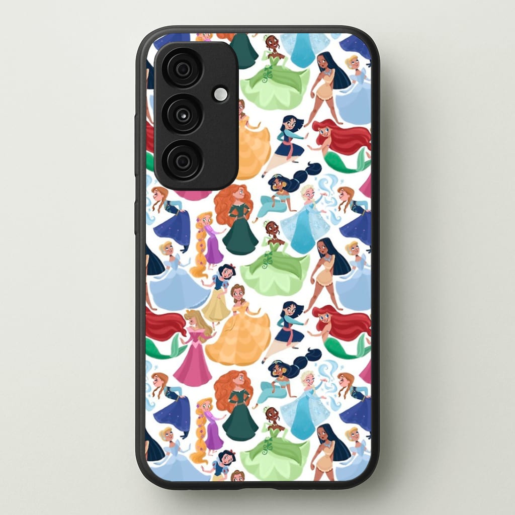 Fairytale Princess Pattern Phone Case - Galaxy A35 / Standard