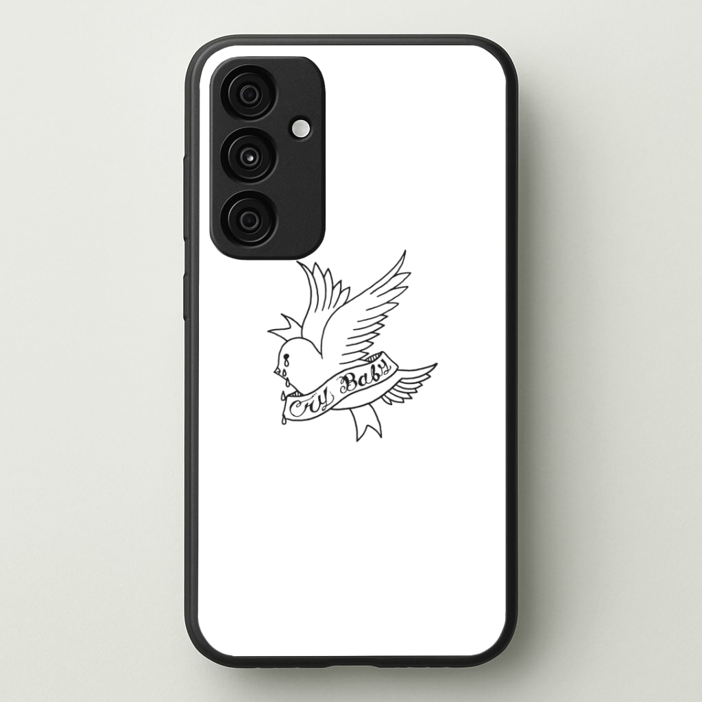 Cry Baby Bird - Peep Phone Case - Galaxy A35 / Standard