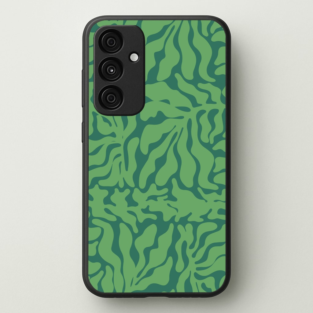 Green Leaves - Foliage Phone Case - Galaxy A35 / Standard