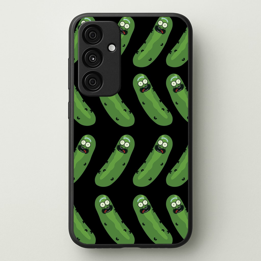 Pickle Rick Pattern - RAM Phone Case - Galaxy A35 / Standard