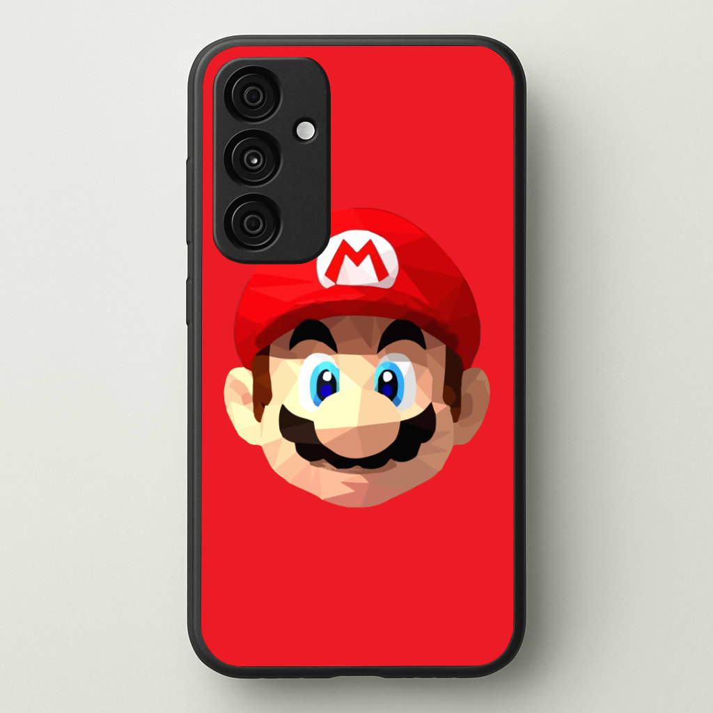 Mario Face - Mario Phone Case - Galaxy A35 / Standard