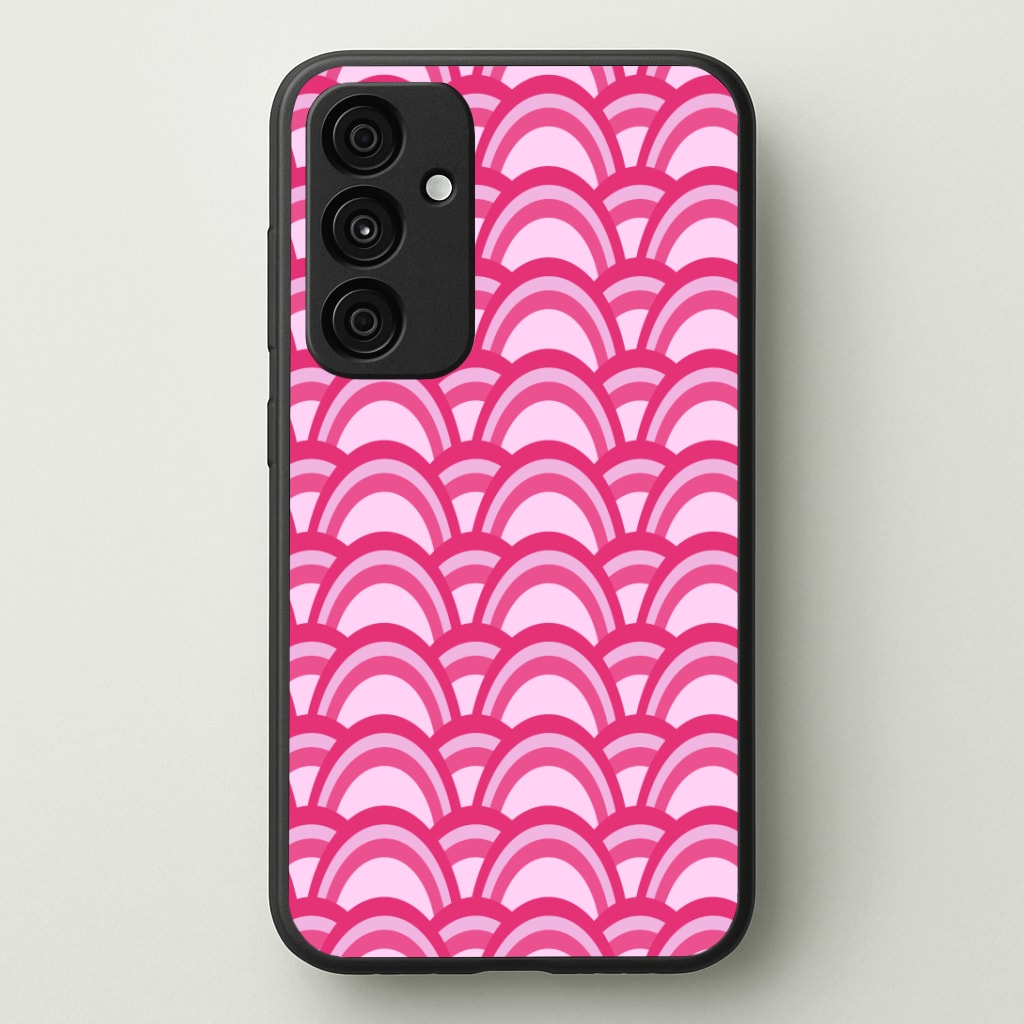 Purple Pink Abstract Pattern Phone Case - Galaxy A35 / Standard