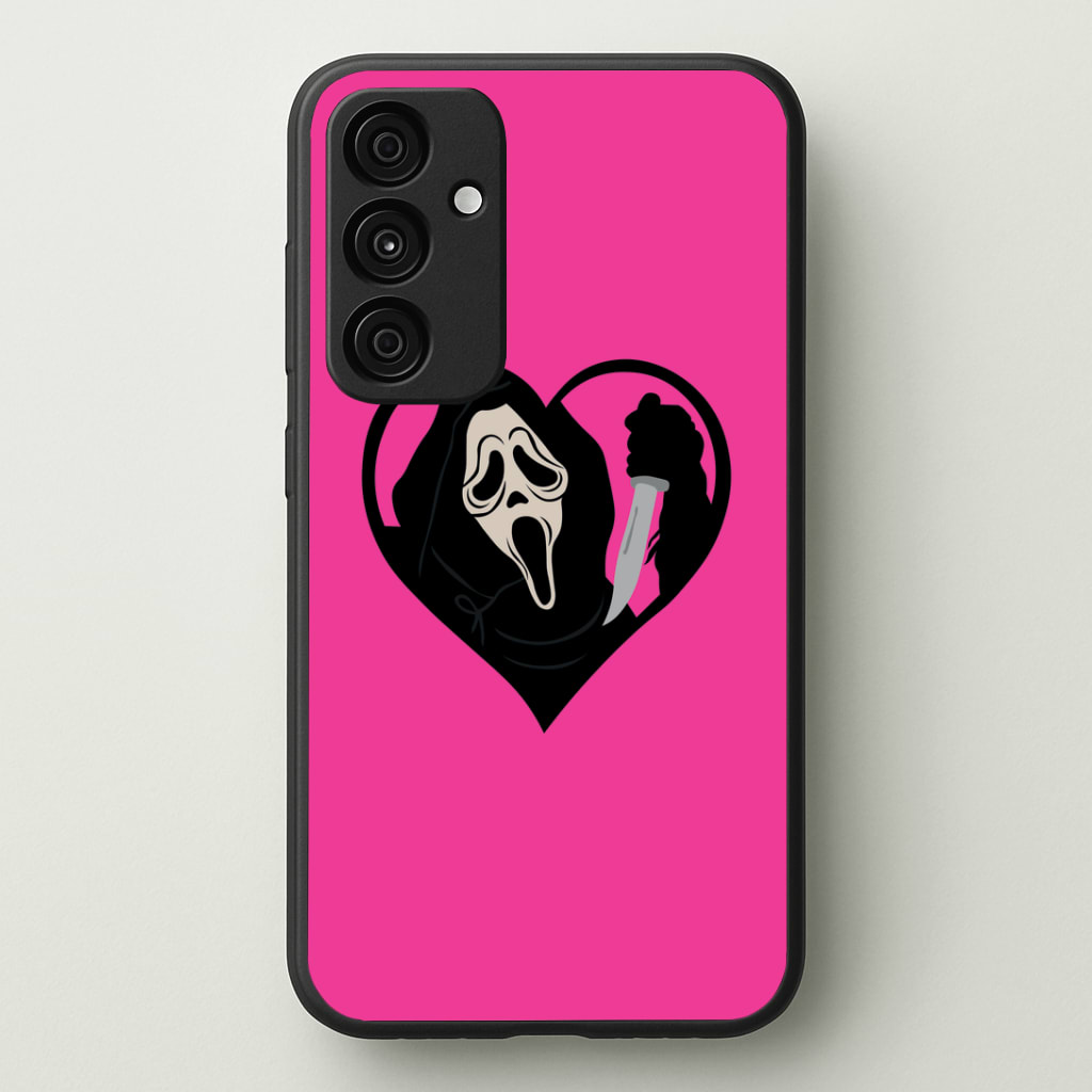 Heart face - Halloween Phone Case - Galaxy A35 / Standard