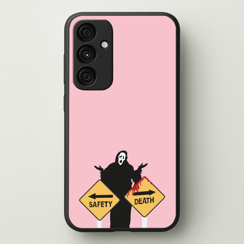 Safety Or Death - Scream Phone Case - Galaxy A35 / Standard