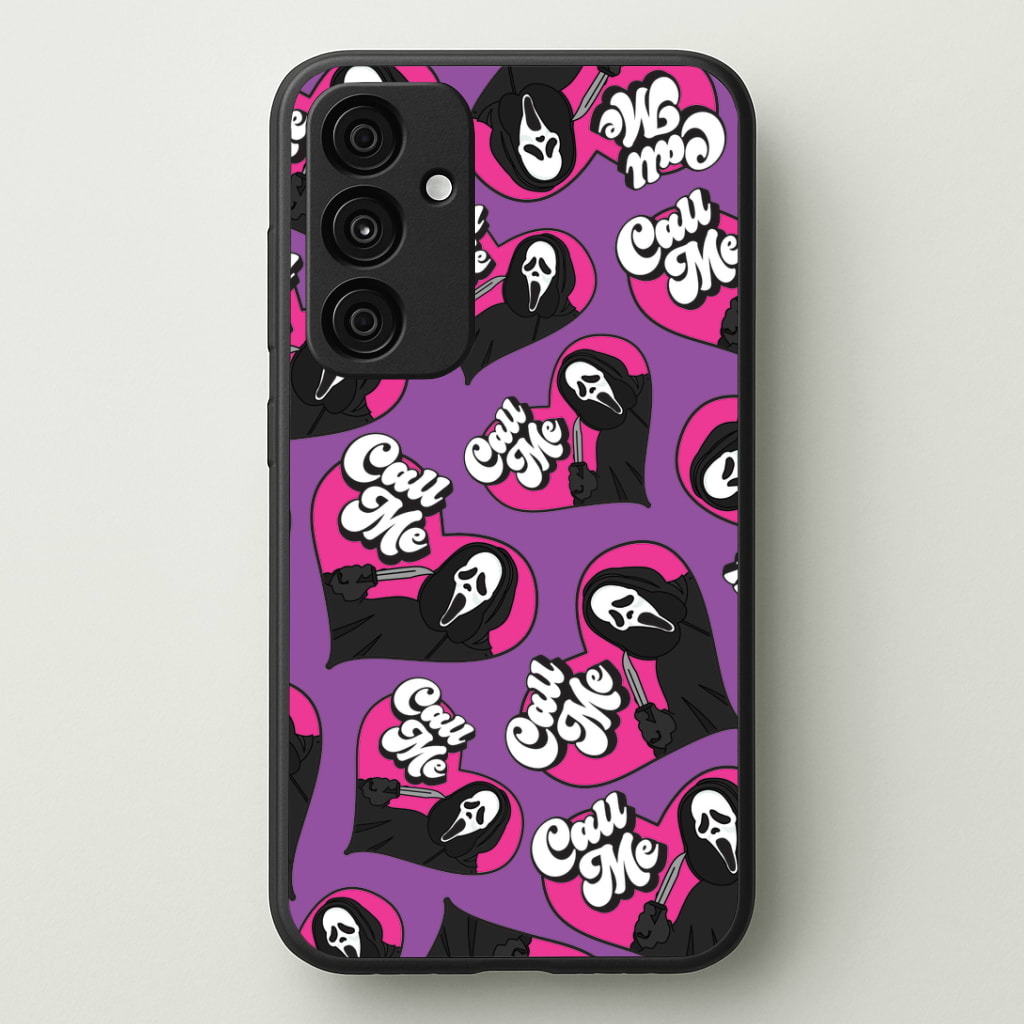 Call Me Heart Pattern Phone Case - Galaxy A35 / Standard