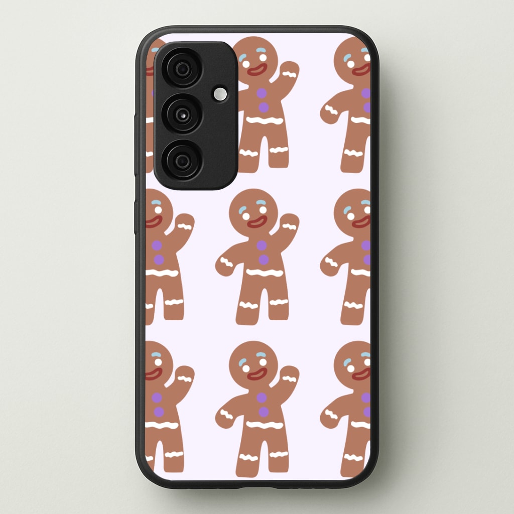 Gingerbread Man - Green Ogre Phone Case - Galaxy A35 / Standard