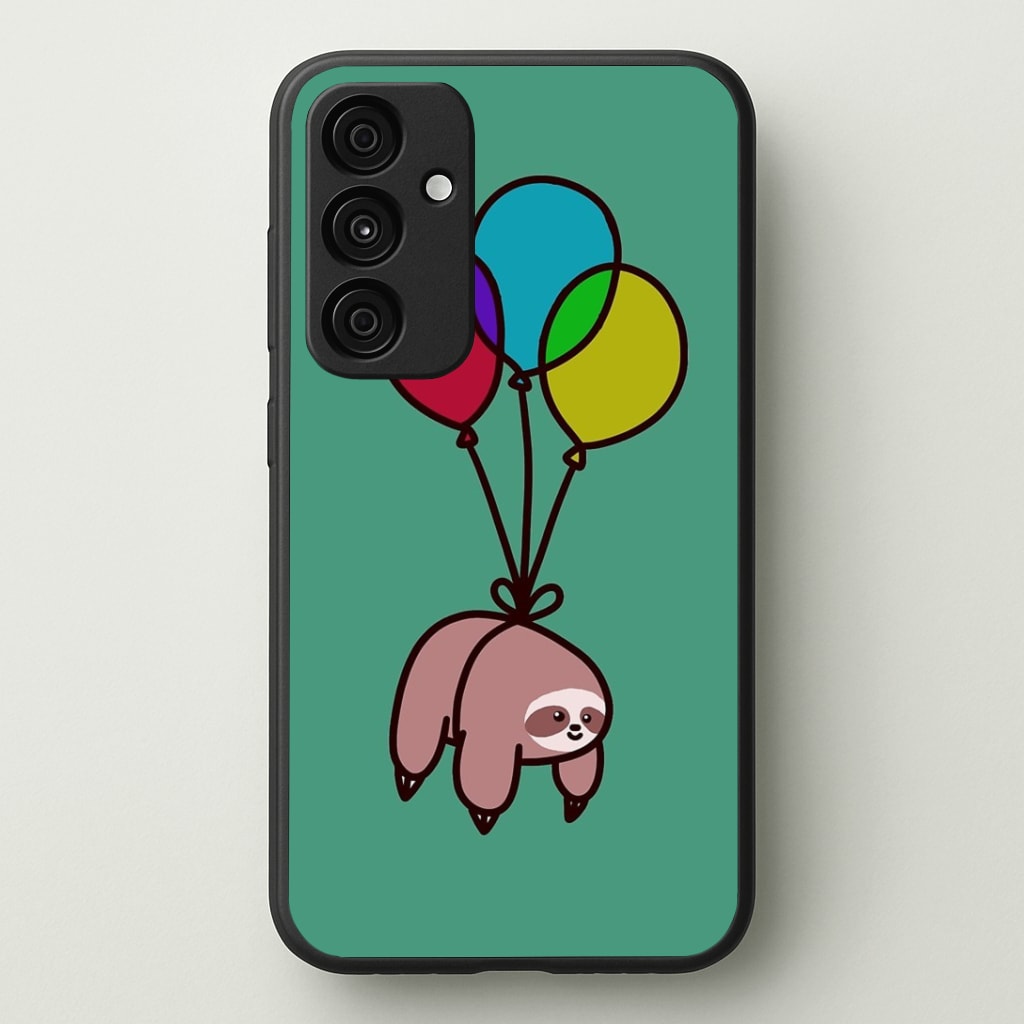 Balloon Sloth Phone Case - Galaxy A35 / Standard