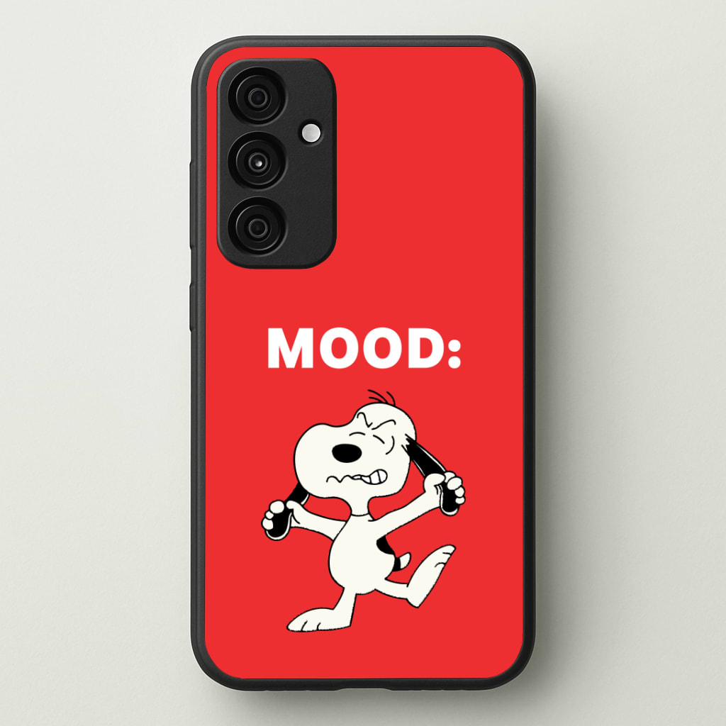 Mood Cartoon Beagle Phone Case - Galaxy A35 / Standard