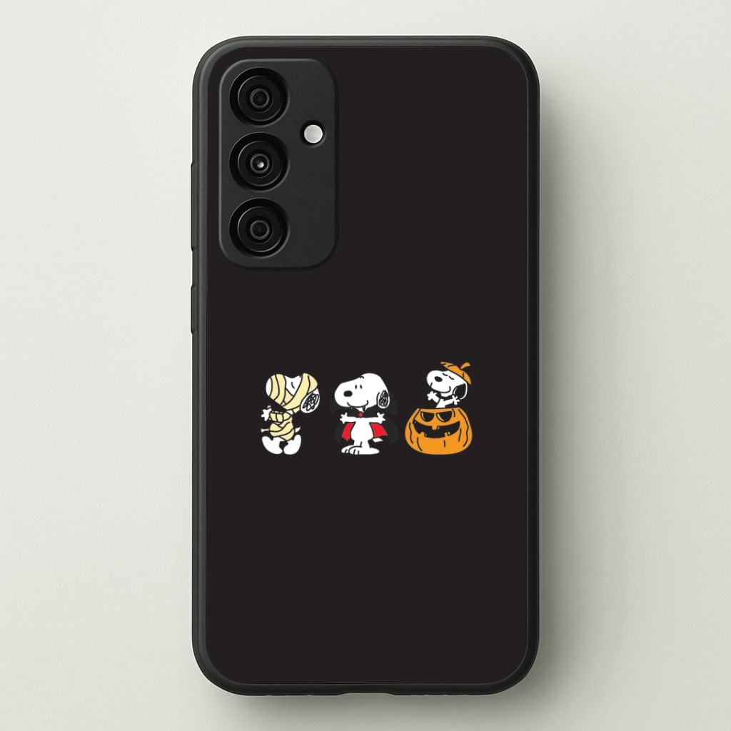 Cartoon Beagle Halloween Costumes Phone Case - Galaxy A35 / Standard