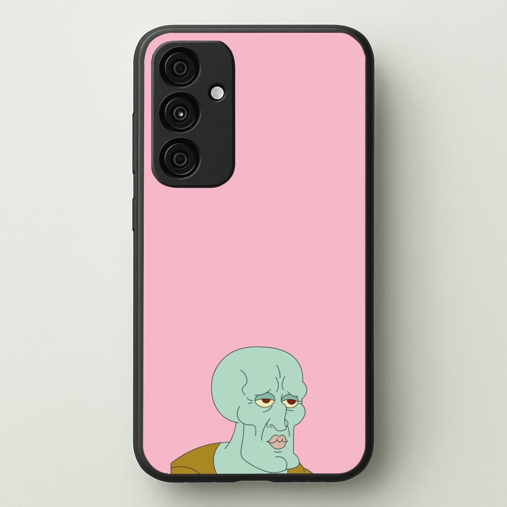 Muscly Squidward Phone Case - Galaxy A35 / Standard