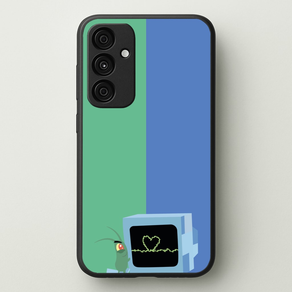 Plankton And Karen Phone Case - Galaxy A35 / Standard