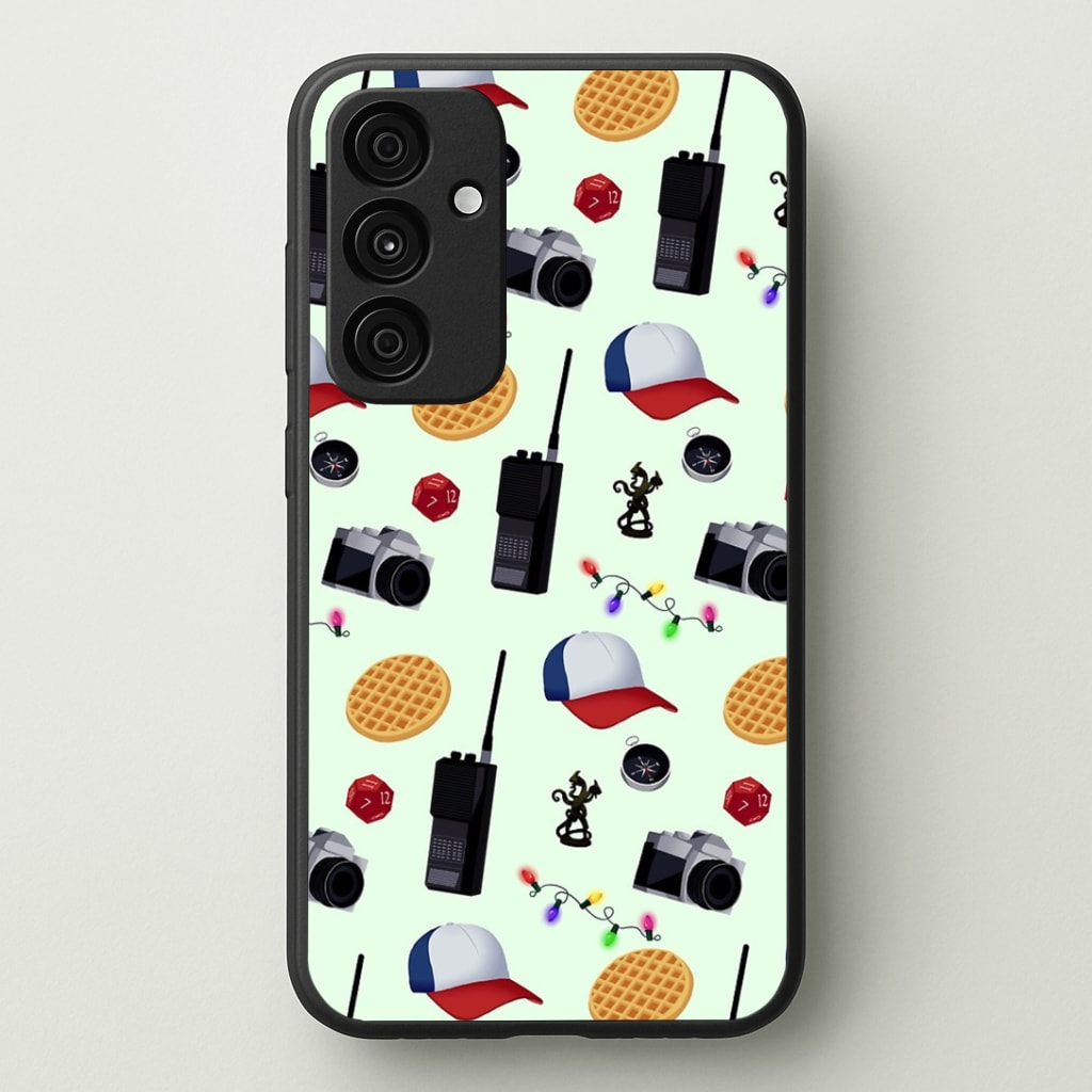Cartoon Stranger Object Phone Case - Galaxy A35 / Standard