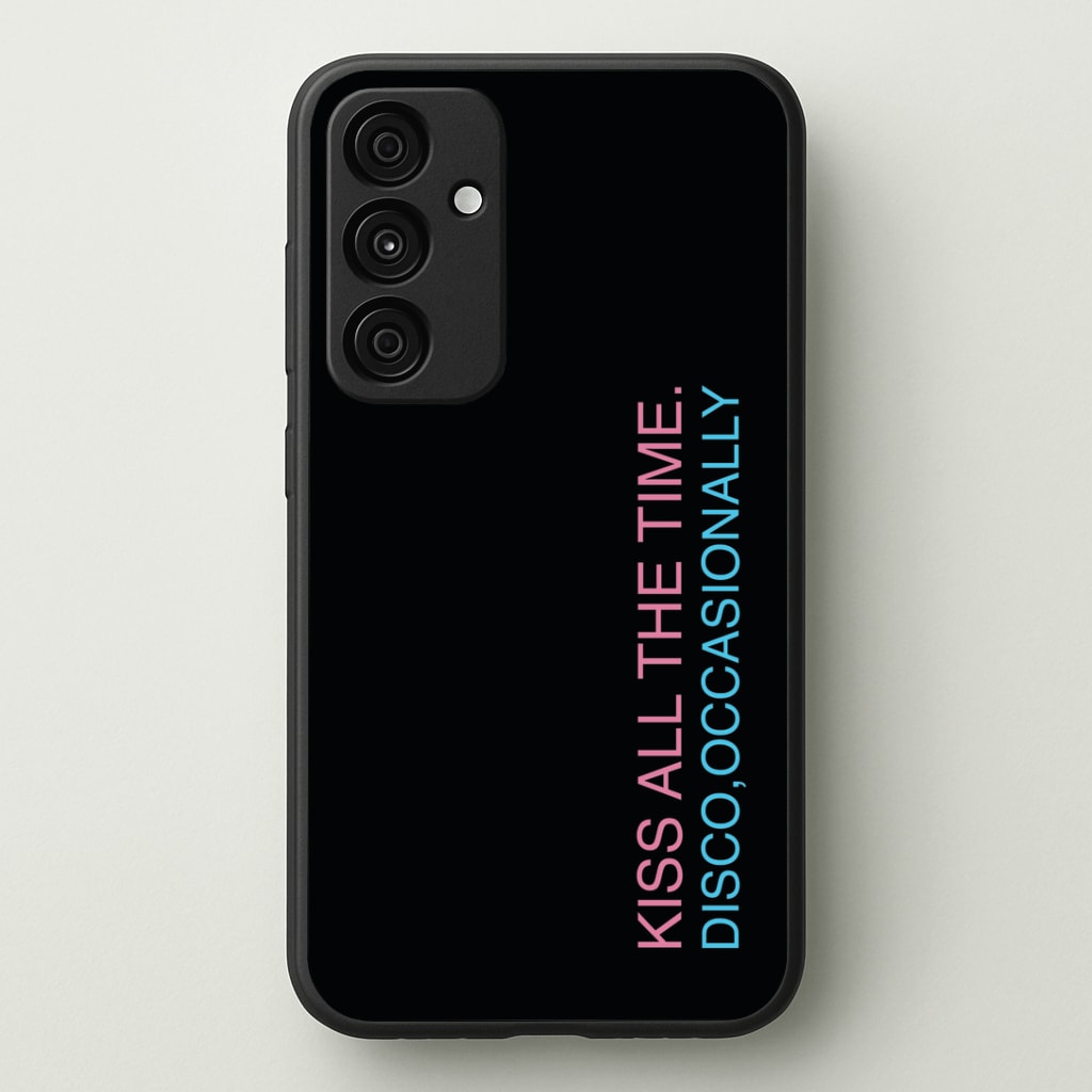 Disco Occasionally Text Phone Case - Galaxy A35 / Standard