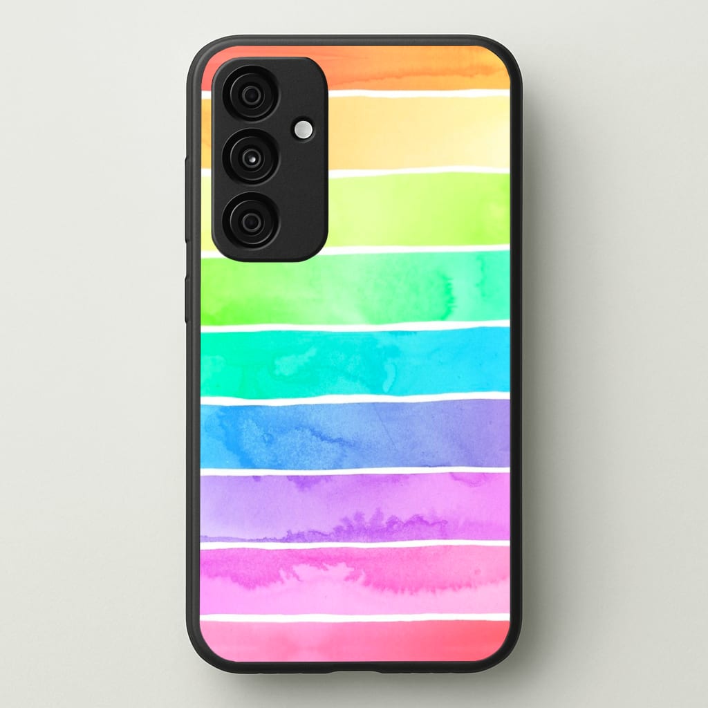 Summer Sorbet Stripes Phone Case - Galaxy A35 / Standard