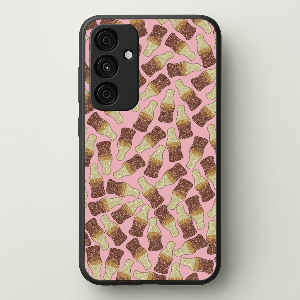 Cola Bottles - Sweets Patterns Phone Case - Galaxy A35 / Standard