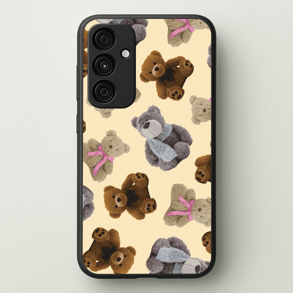 Assortment Of Teddies Pattern Phone Case - Galaxy A35 / Standard