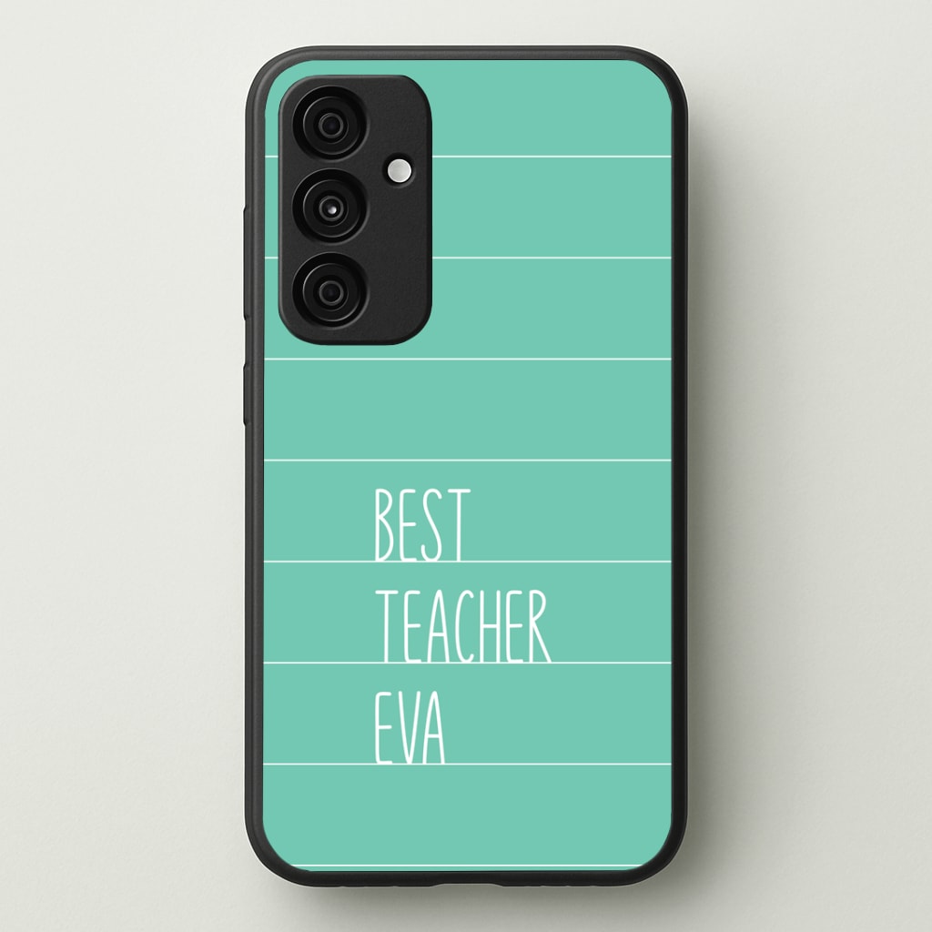Best Teacher Eva Phone Case - Galaxy A35 / Standard