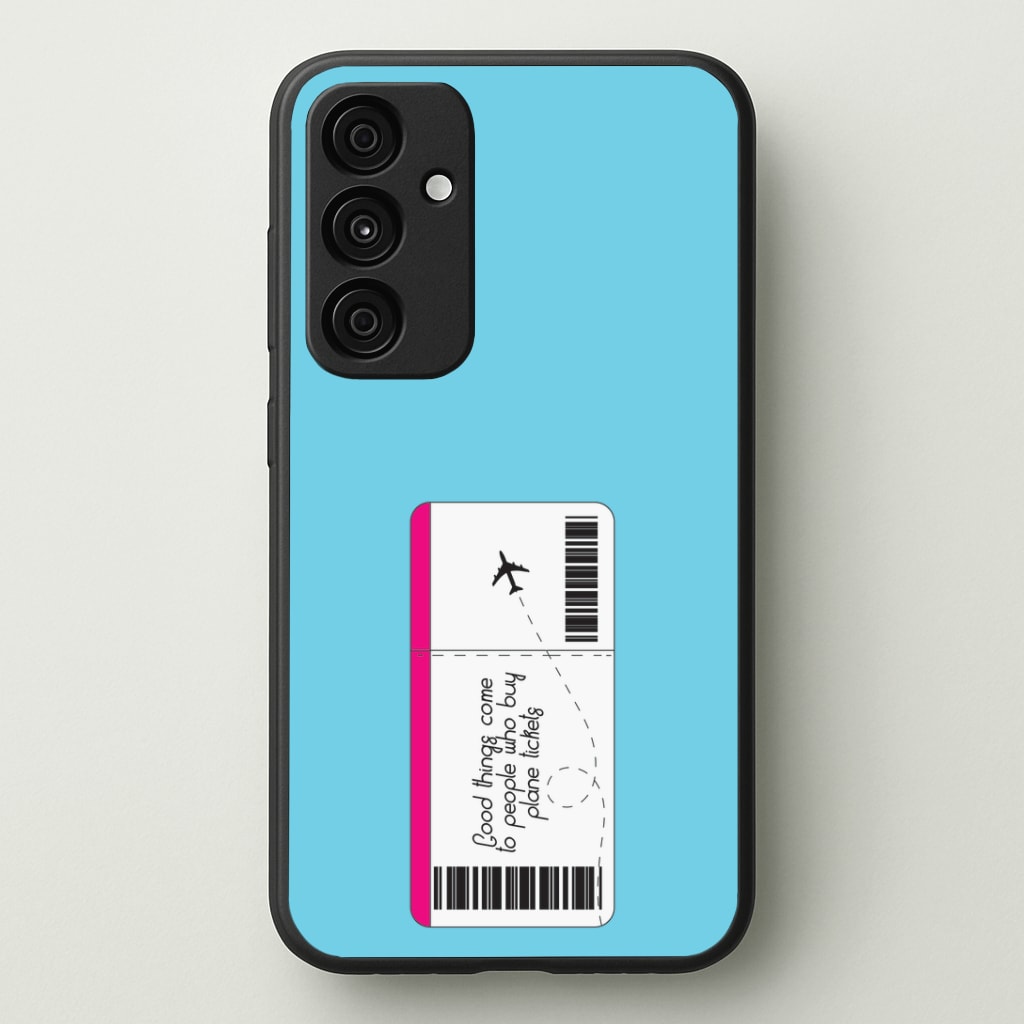 Buy Plane Tickets - Travel Phone Case - Galaxy A35 / Standard