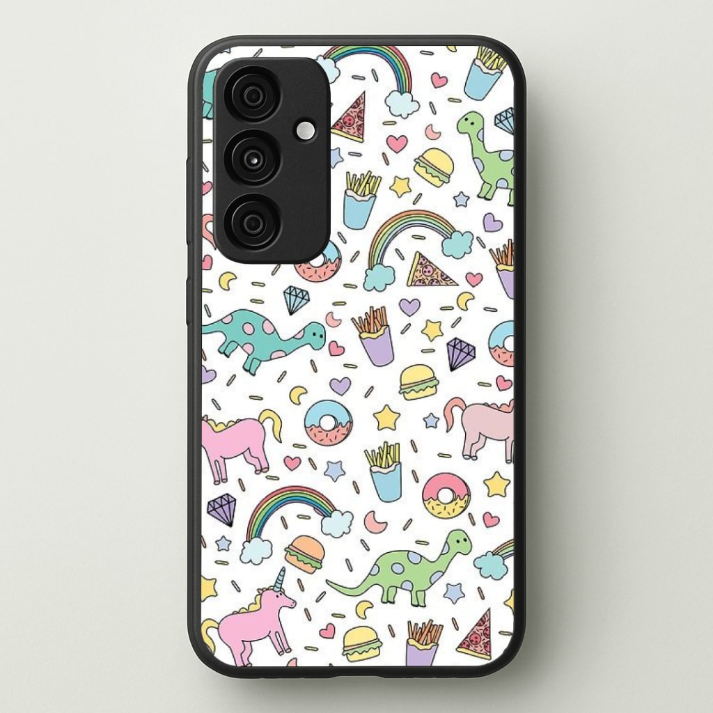 Tumblr Pattern Phone Case - Galaxy A35 / Standard