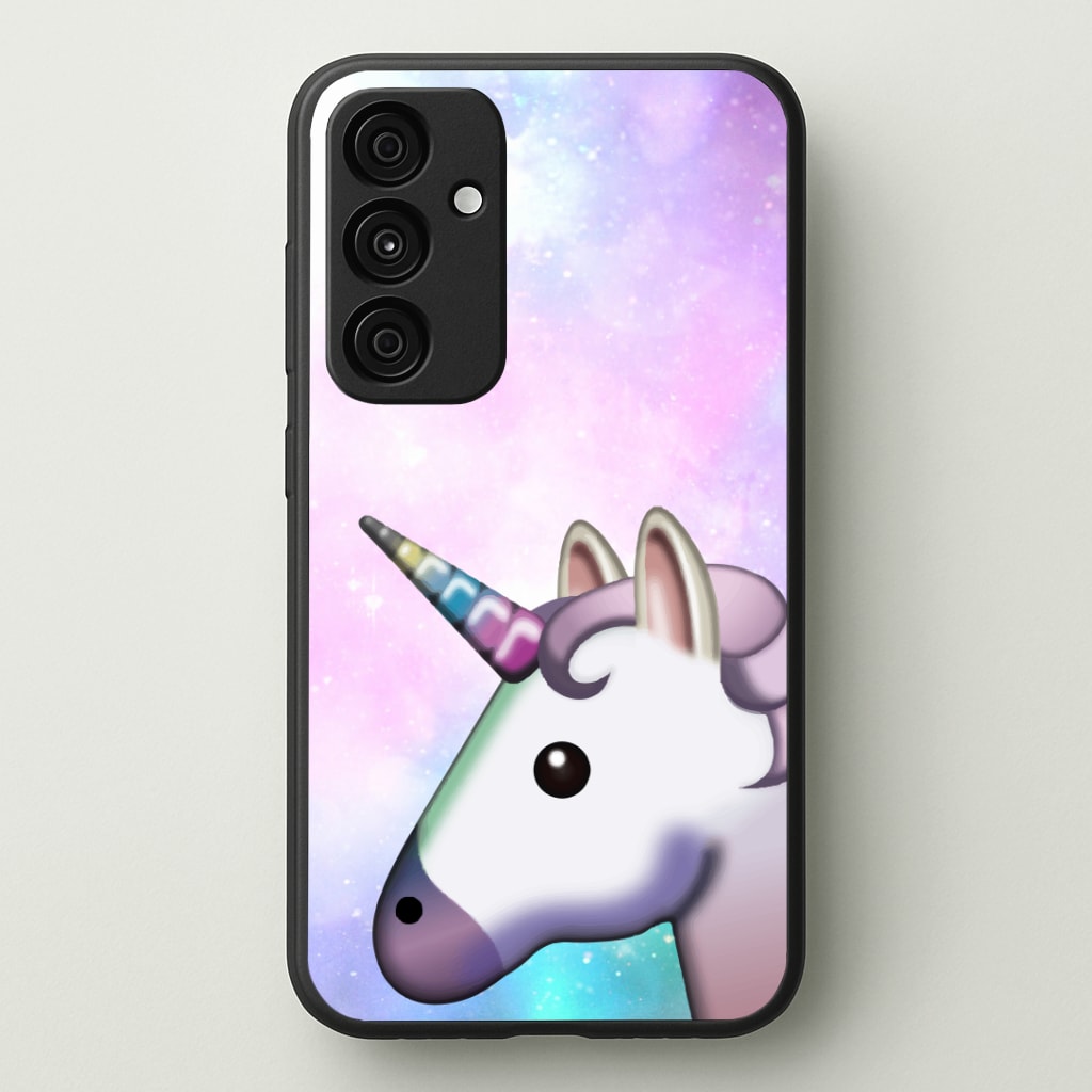 Galaxy Unicorn Pattern - Tumblr Phone Case - Galaxy A35 / Standard