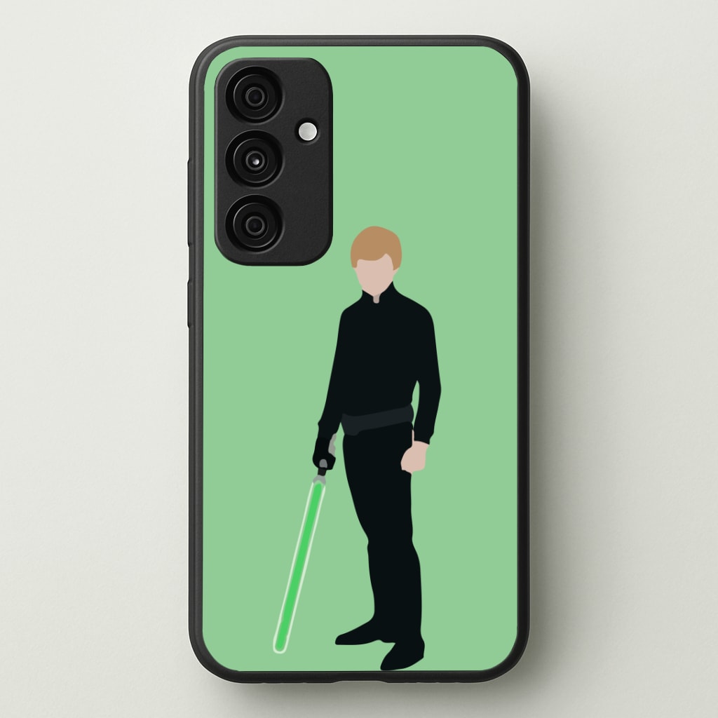 Skywalker Green Lightsaber Phone Case - Galaxy A35 / Standard