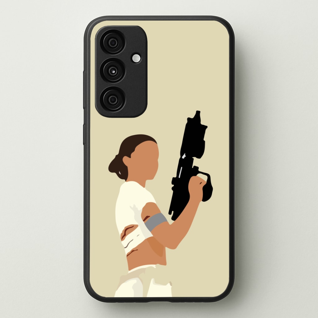 Leia With Gun Phone Case - Galaxy A35 / Standard