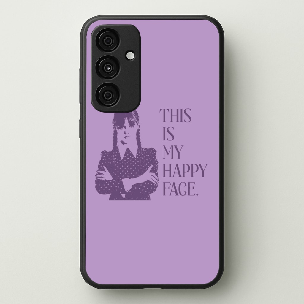 This Is My Happy Face Phone Case - Galaxy A35 / Standard