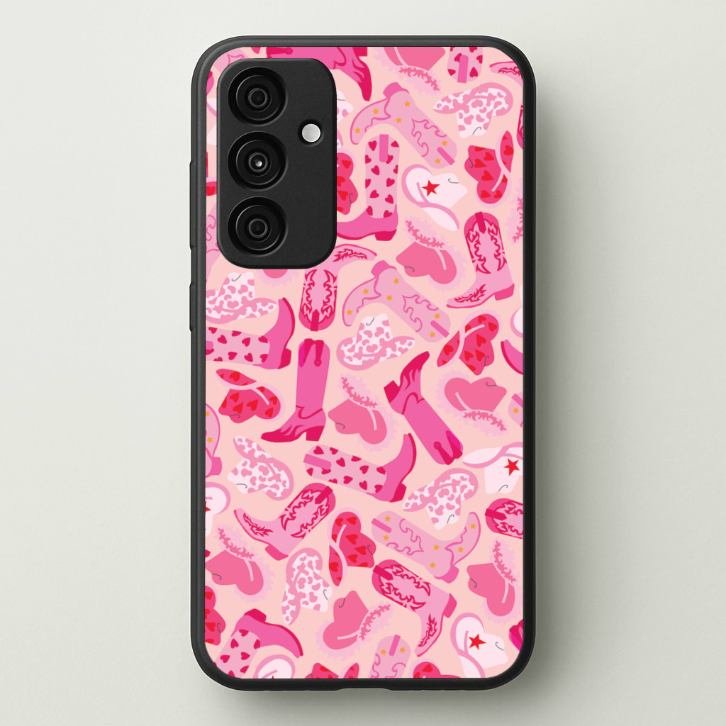 Cowboy Hats And Boots - Western Phone Case - Galaxy A35 / Standard