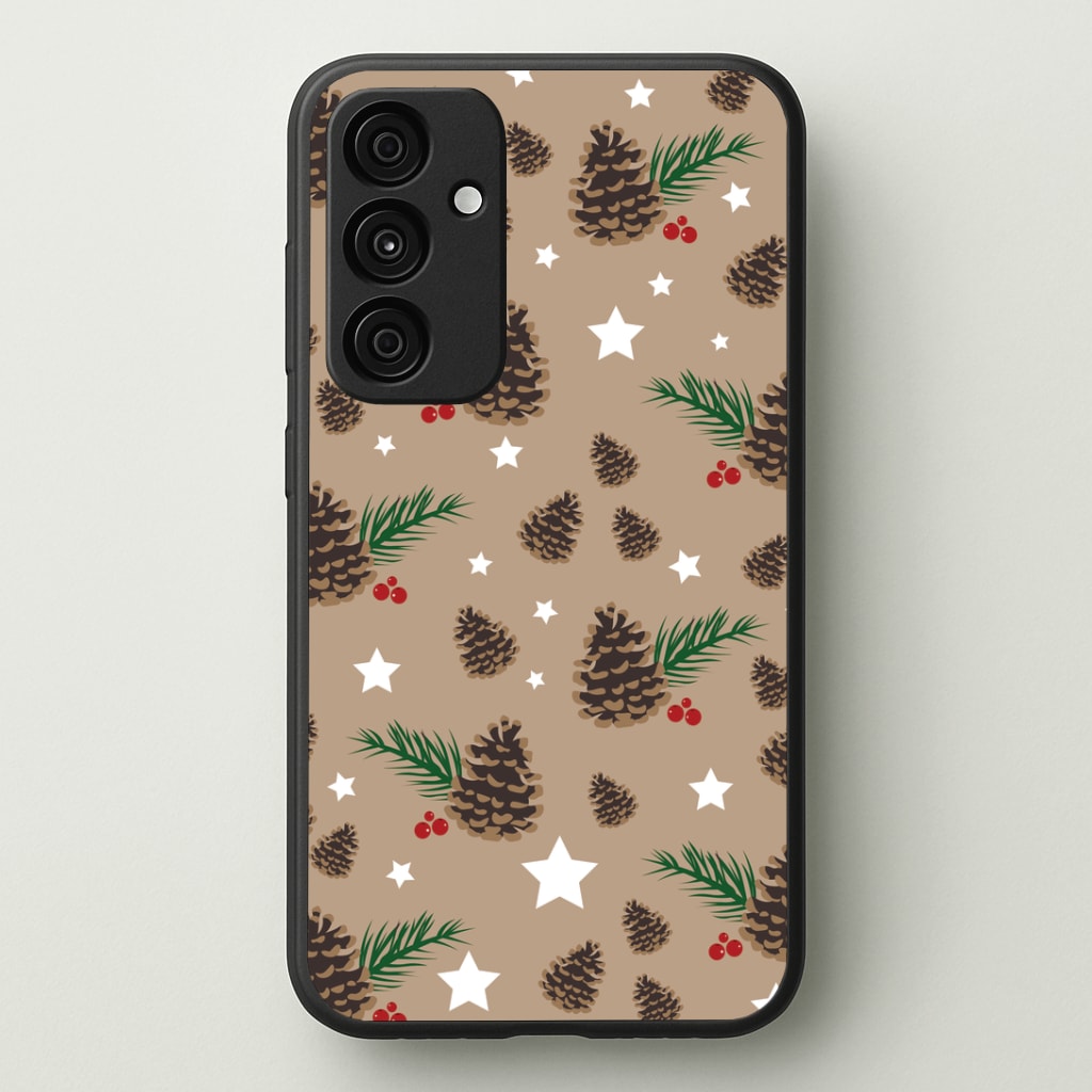 Acorn - Christmas Patterns Phone Case - Galaxy A35 / Standard
