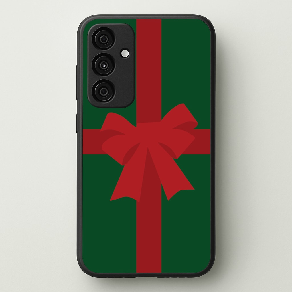 Xmas Bow - Christmas Patterns Phone Case - Galaxy A35 / Standard