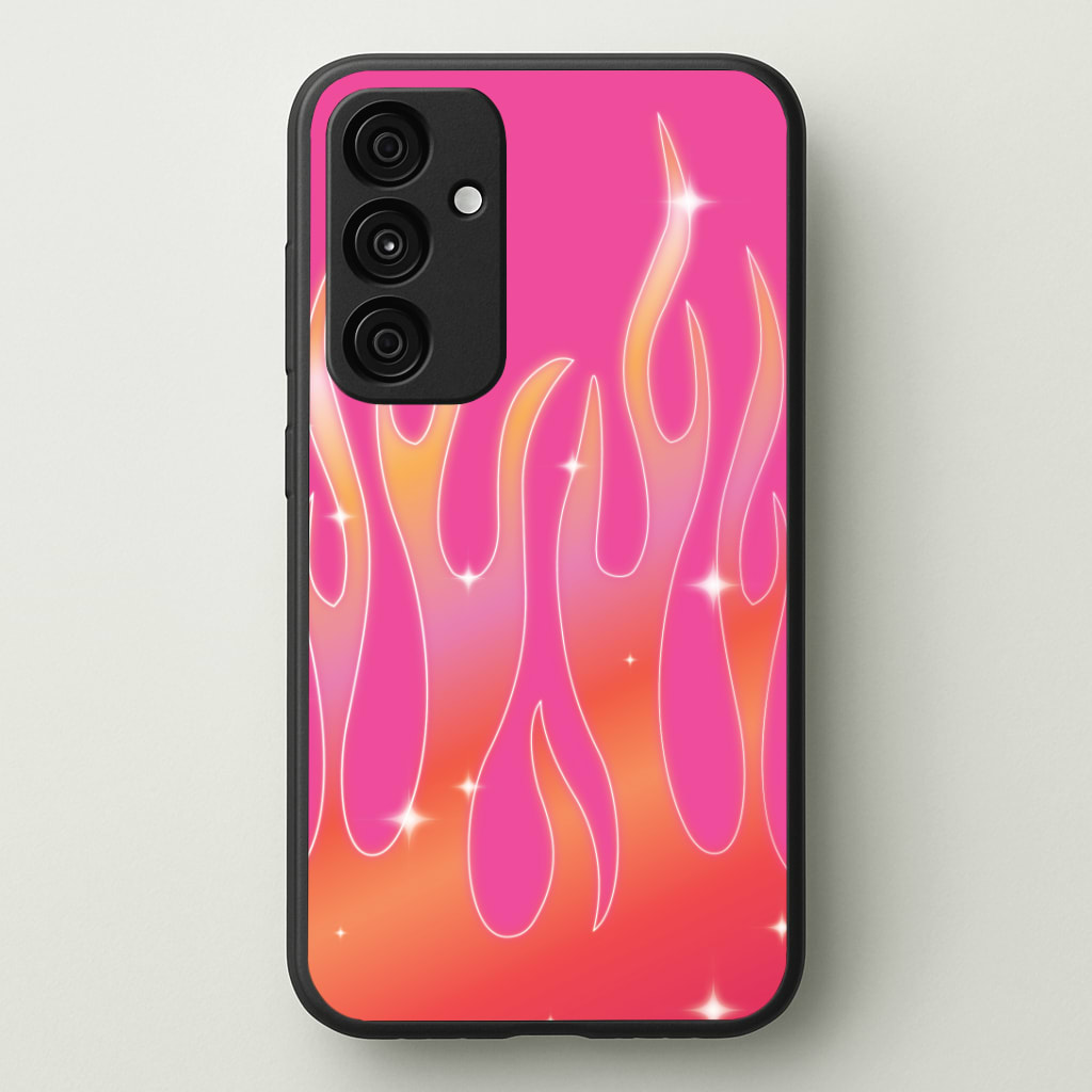 Sun Kissed Flame Phone Case - Galaxy A35 / Standard