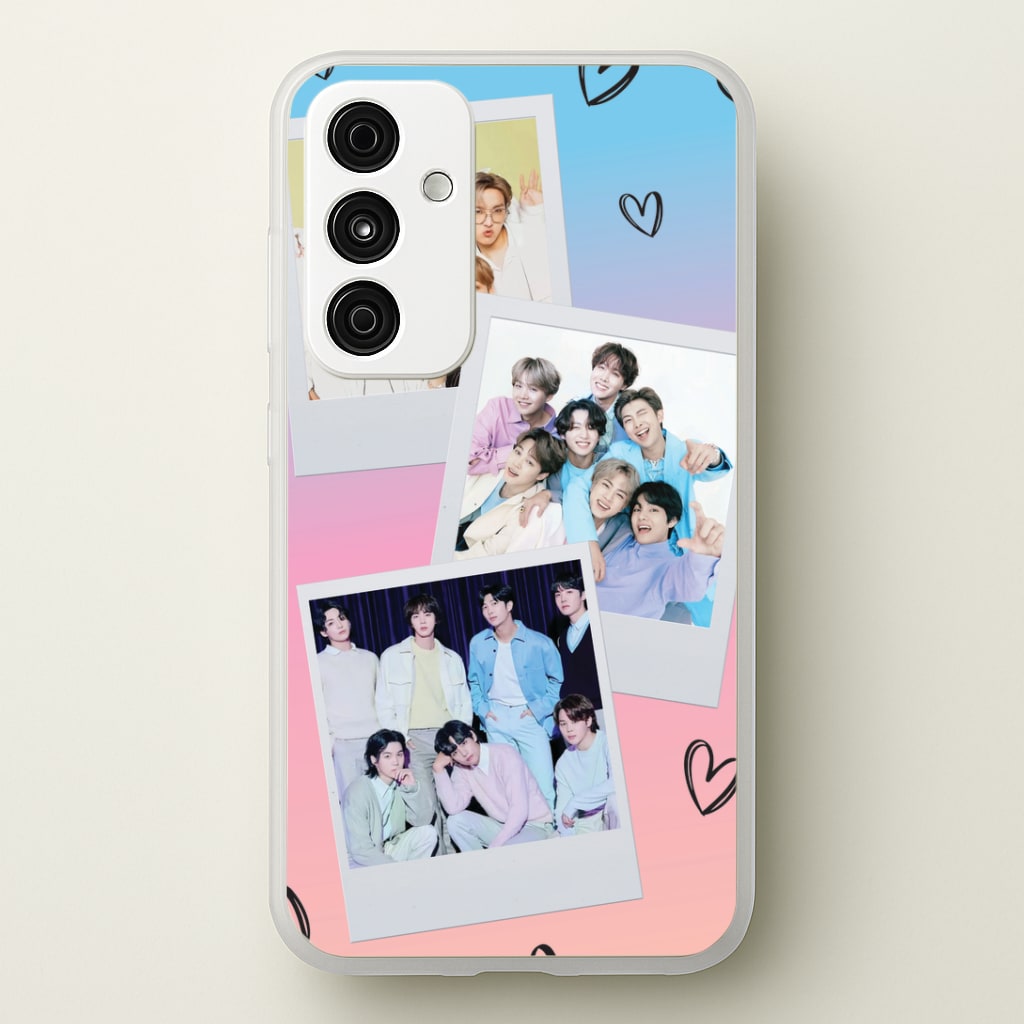 K-Pop Band Polaroid Collage Phone Case