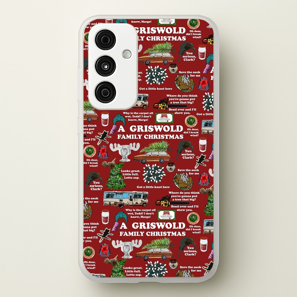 Christmas Holiday Collage Phone Case