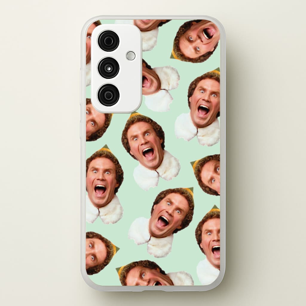 Green Elf Face - Christmas Phone Case