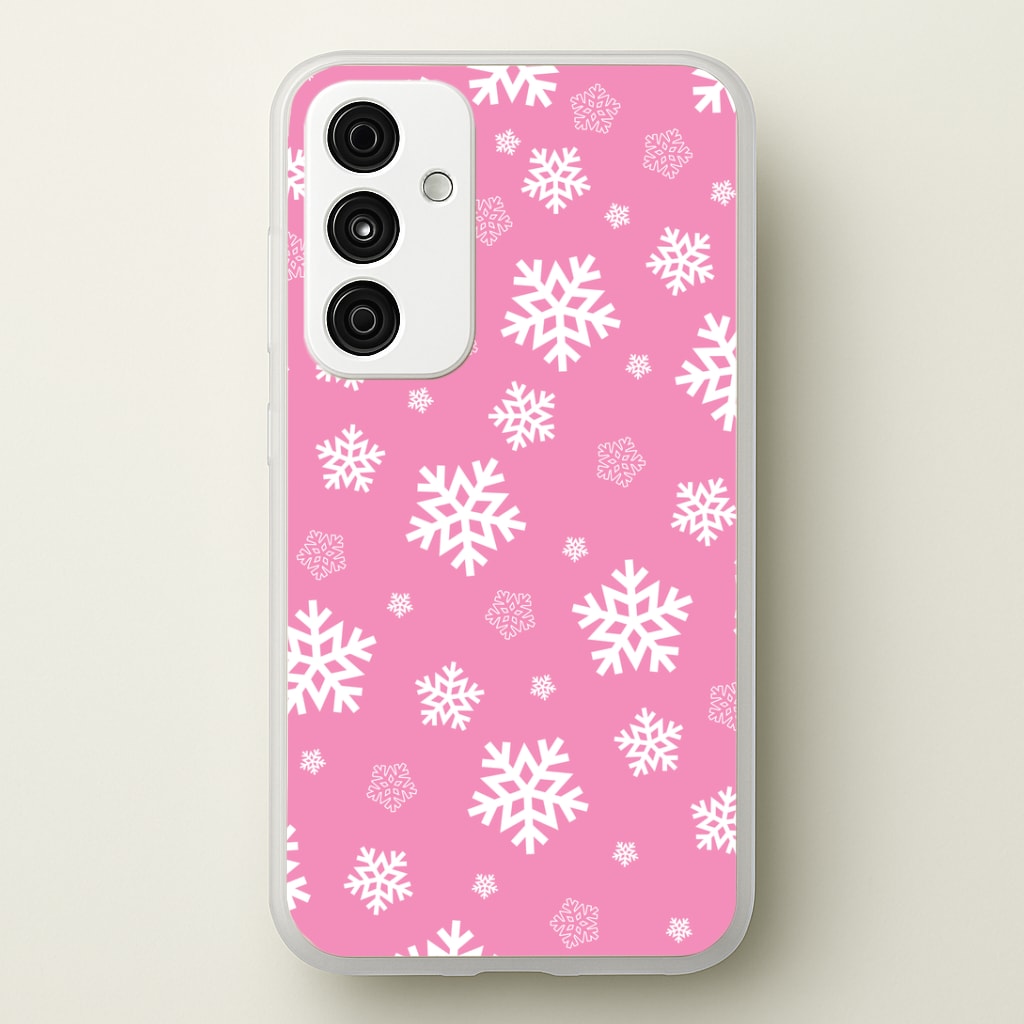 Snow Pink Pattern Phone Case