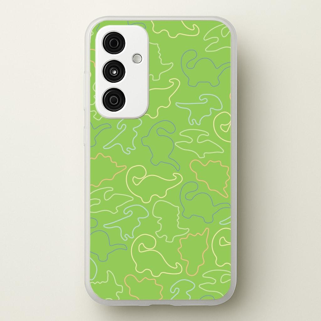 Outline Pattern - Dinosaurs Phone Case