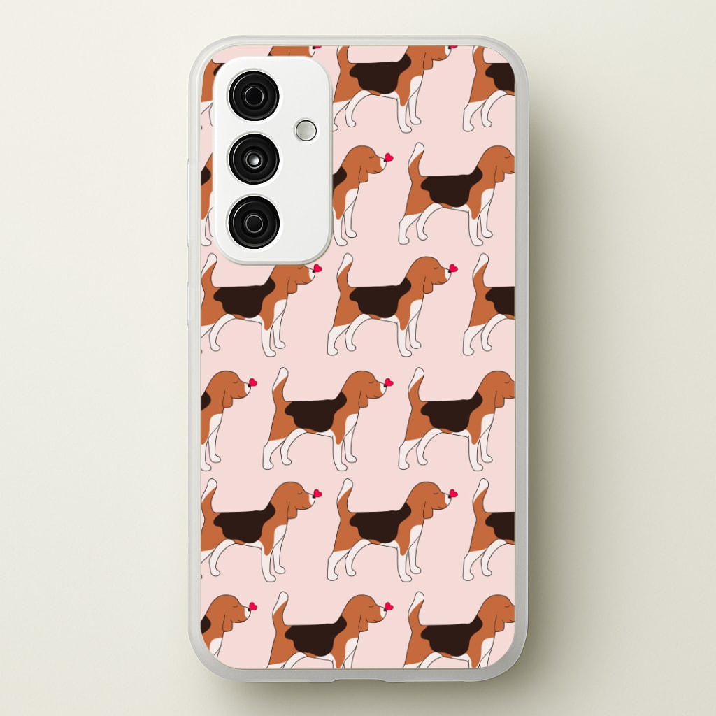 Love Beagle - Dog Pattern Phone Case