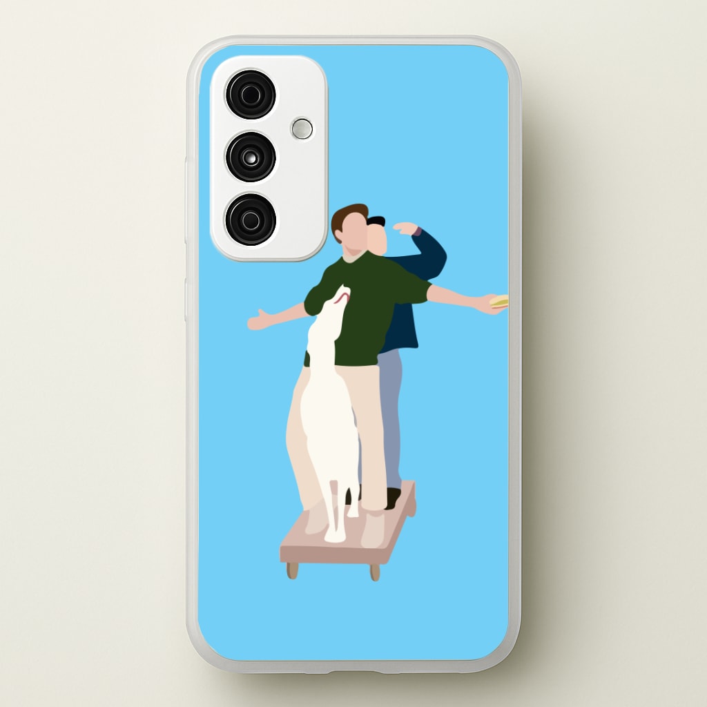 Two Men And A Dog Phone Case