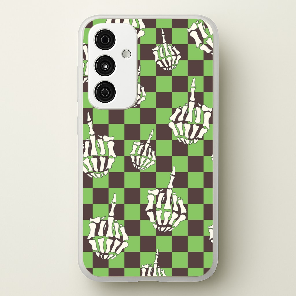 Green Middle Finger Phone Case