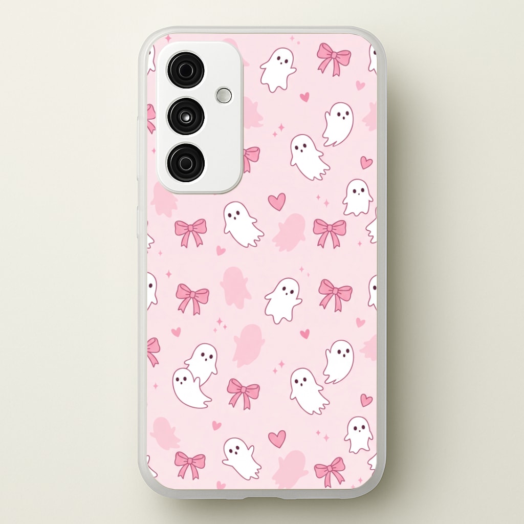 Pink Ghosts And Bows Phone Case