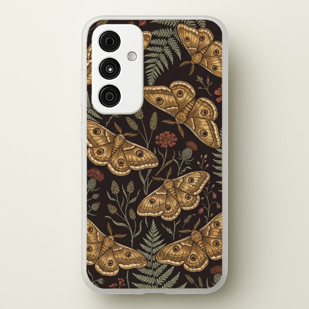 Moth And Moonlight Phone Case