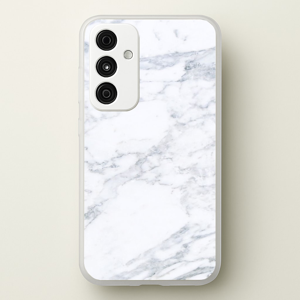 White Marble Pattern Phone Case