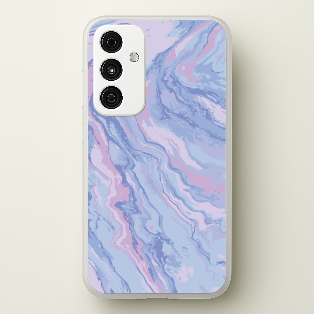 Purple Cloudy Marble Phone Case