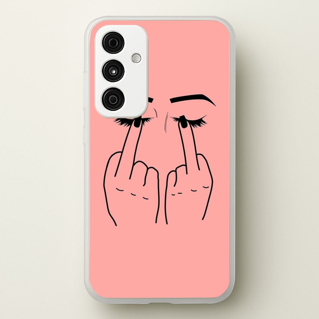 Middle Finger Eyes Phone Case