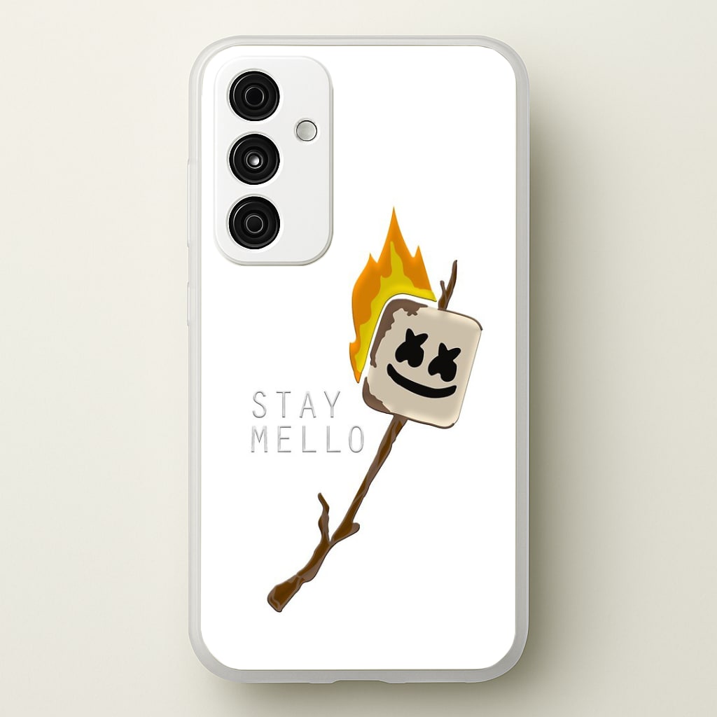 Stay Mello White Helmet DJw - White Helmet DJ Phone Case