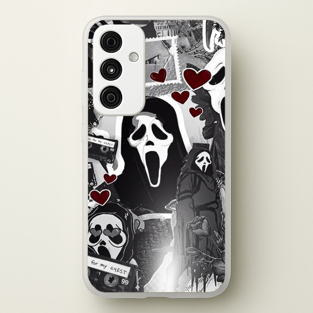 Monochrome Scream Collage Phone Case