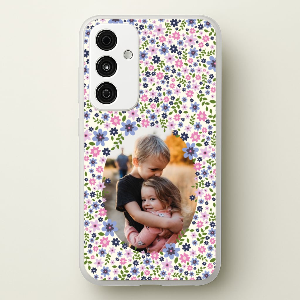 Detailed Flower Pattern - Personalised Mother's Day Phone Case