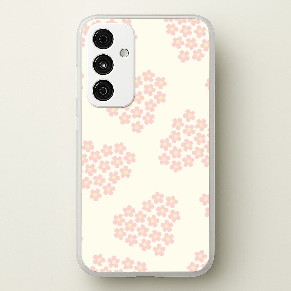 Flower Hearts Pattern Phone Case