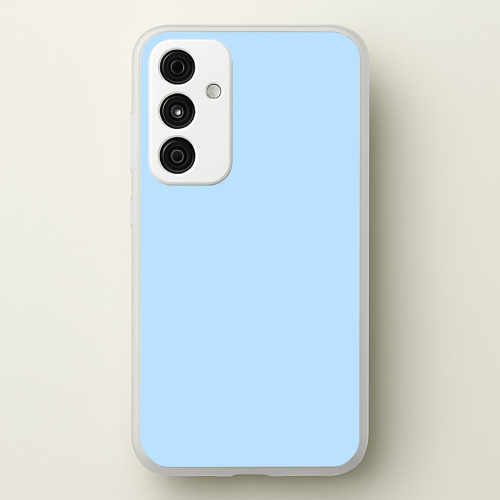Back To Casics - Pretty Pastels - Plain Blue Phone Case