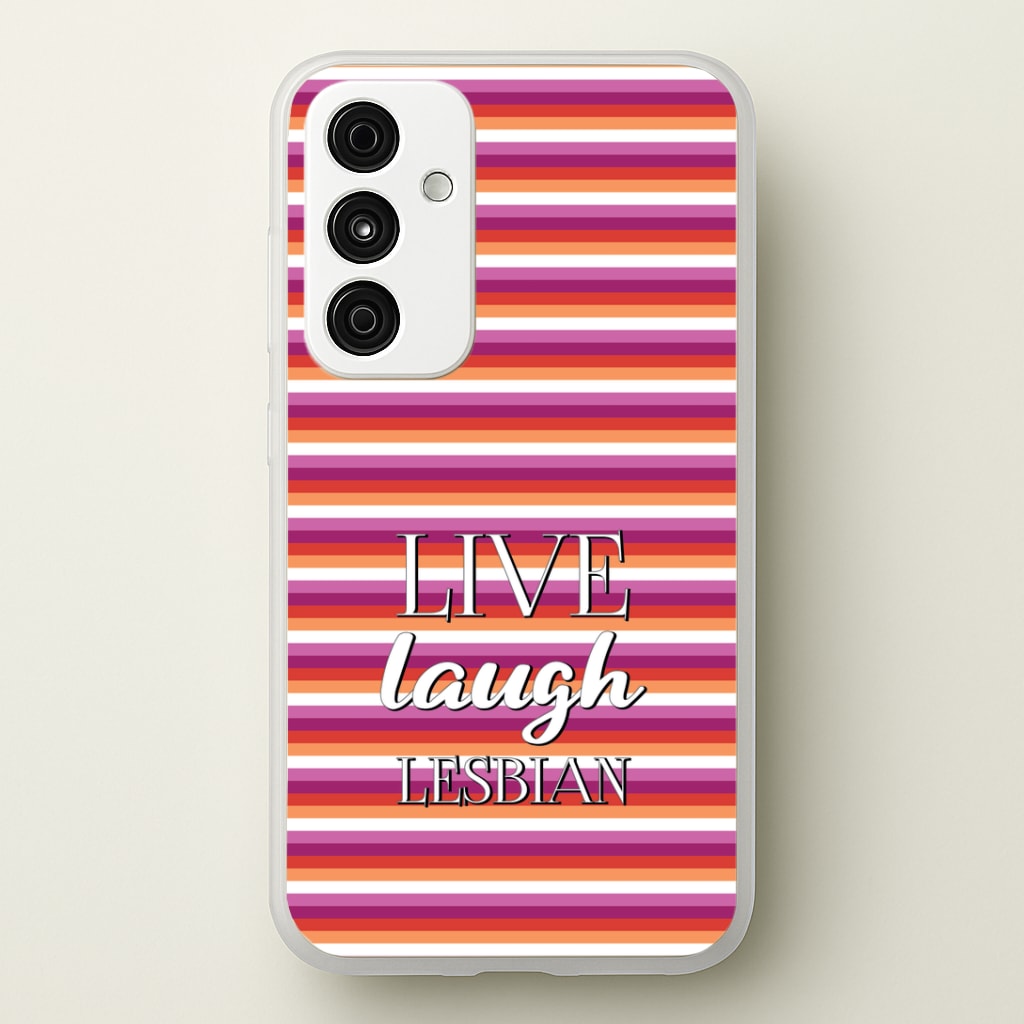 Live Laugh Lesbian - Pride Phone Case